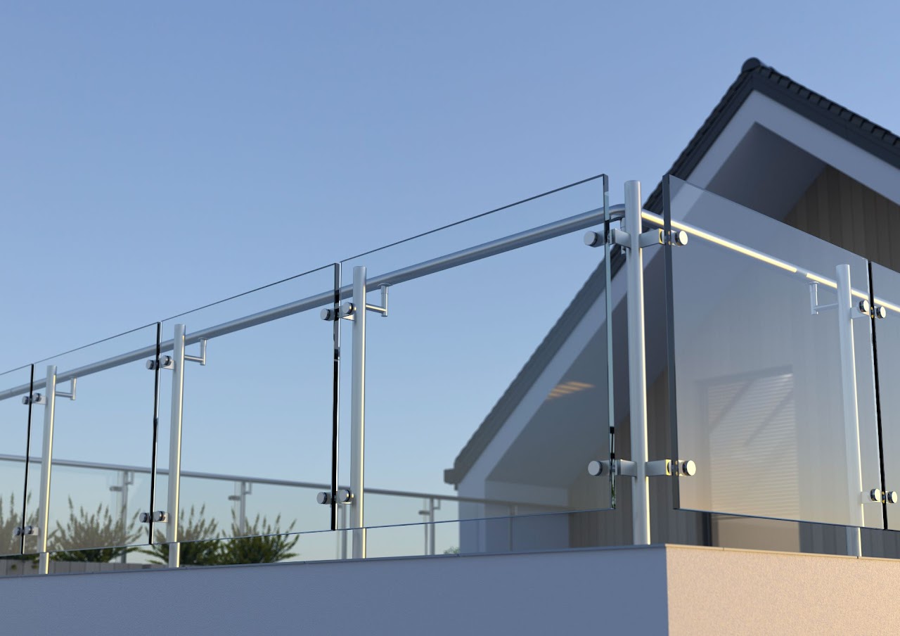 Tempered Glass Panel Installation